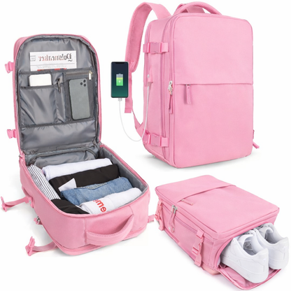 VORNE Novaé – Women's Travel Backpack & Shoe Compartment
